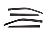Low Profile Ventvisor Window Deflectors; Front and Rear; Matte Black (10-26 RAM 2500 Crew Cab)