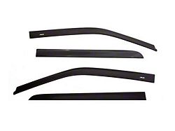 Low Profile Ventvisor Window Deflectors; Front and Rear; Matte Black (10-25 RAM 2500 Crew Cab)