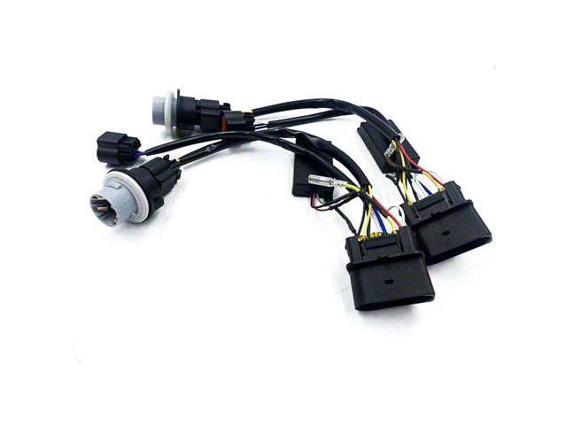 AlphaRex LUXX-Series LED Projector Headlights; Black Housing; Clear Lens (13-18 RAM 2500 w/ Factory Halogen Projector Headlights)