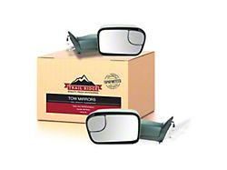 Manual Flip-Up Towing Mirrors with Turn Signals; Textured Black (94-02 RAM 2500)