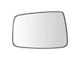 Manual Mirror Glass; Driver and Passenger Side (10-18 RAM 2500)
