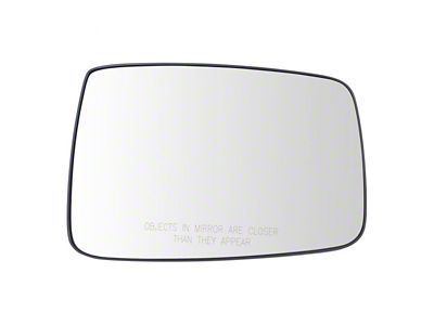 Manual Mirror Glass; Passenger Side (10-18 RAM 2500)