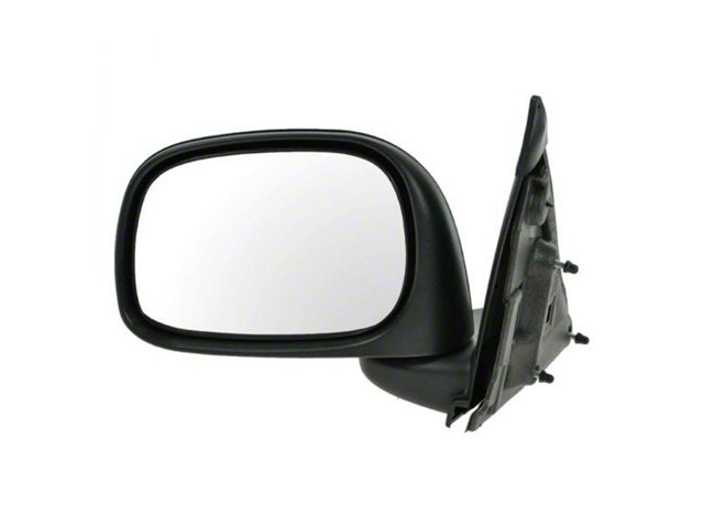 Manual Mirror; Paint to Match Black; Driver Side (03-09 RAM 2500)