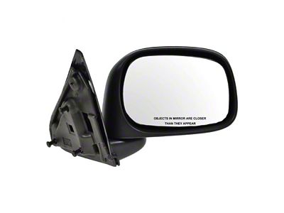 Manual Mirror; Paint to Match Black; Passenger Side (03-09 RAM 2500)