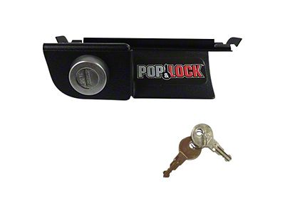 Manual Tailgate Lock; Black (02-09 RAM 2500)