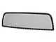 Mesh Rivet Style Upper Grille Insert; Black (13-18 RAM 2500)