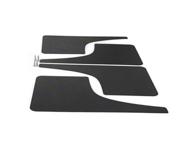 Mud Flaps; Front and Rear; Textured Black (10-18 RAM 2500)