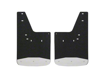 Textured Rubber Mud Guards; Rear; 12-Inch x 20-Inch (10-24 RAM 2500)