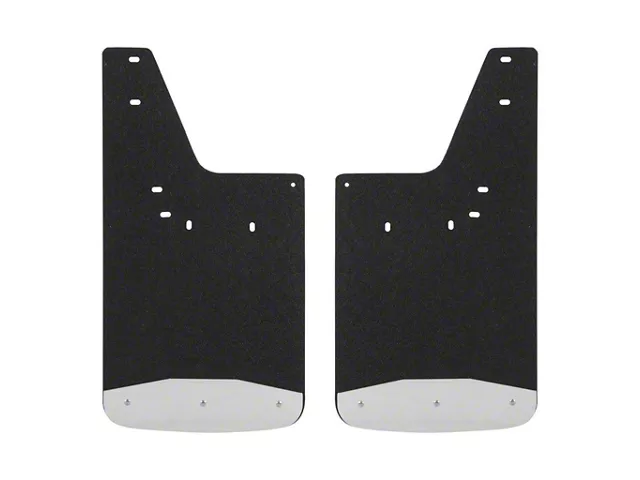 Textured Rubber Mud Guards; Front; 12-Inch x 23-Inch (10-24 RAM 2500)