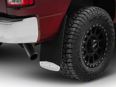 Textured Rubber Mud Guards; Rear; 12-Inch x 23-Inch (10-24 RAM 2500)