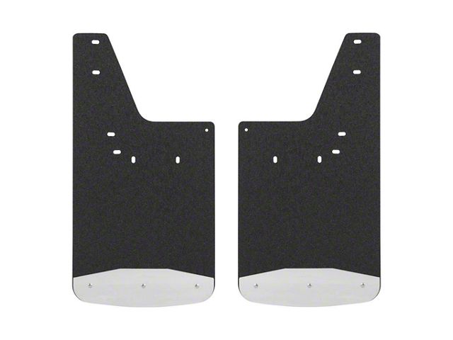 Textured Rubber Mud Guards; Rear; 12-Inch x 23-Inch (10-24 RAM 2500)