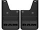 No-Drill Mud Flaps with RAM Text Logo; Rear (10-18 RAM 2500)