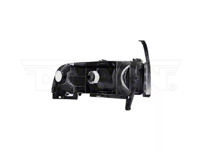 OE Style Headlight; Chrome Housing; Clear Lens; Driver Side (94-02 RAM 2500)