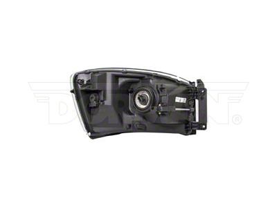 OE Style Headlight; Chrome Housing; Clear Lens; Driver Side (2006 RAM 2500)