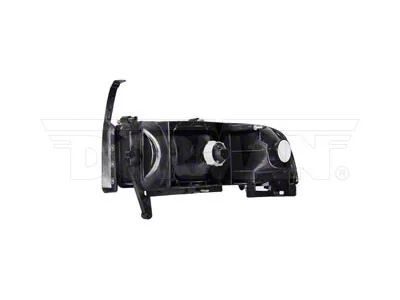 OE Style Headlight; Chrome Housing; Clear Lens; Passenger Side (94-02 RAM 2500)
