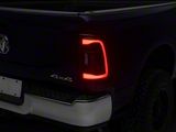 OE Style LED Tail Lights; Black Housing; Red Smoked Lens (19-24 RAM 2500 w/ Factory Halogen Tail Lights)