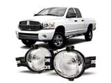 OE Style Replacement Fog Lights; Clear (03-09 RAM 2500)