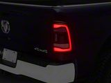 OE Style Tail Light; Black Housing; Red Clear Lens; Passenger Side (19-24 RAM 2500 w/ Factory Non-Blind Spot Tail Lights)