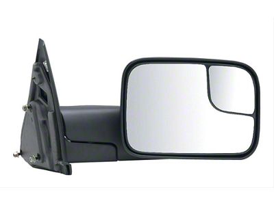 OEM Style Extendable Manual Towing Mirror; Passenger Side (10-12 RAM 2500)