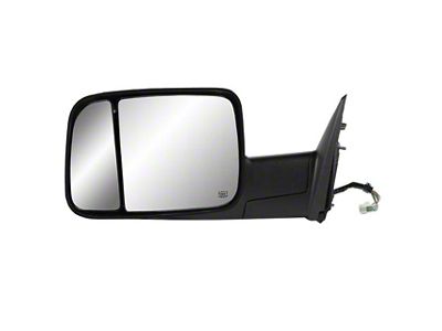 OEM Style Extendable Powered Towing Mirror; Driver Side (13-18 RAM 2500)