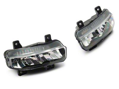 OEM Style LED Fog Lights with Switch; Clear (19-24 RAM 2500)