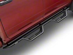 Westin Outlaw Drop Nerf Side Step Bars; Textured Black (10-26 RAM 2500 Crew Cab)