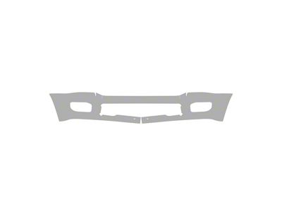 Paint Protection PPF Pre-Cut Kit; Front Bumper; Gloss (19-24 RAM 2500 Laramie Crew Cab, Limited Crew Cab)