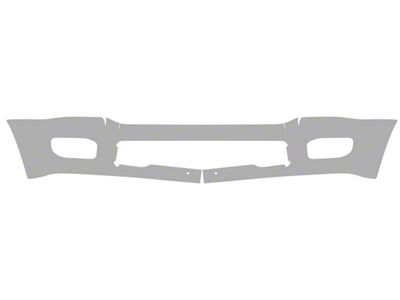 Paint Protection PPF Pre-Cut Kit; Front Bumper; Gloss (19-24 RAM 2500 Big Horn Crew Cab, Tradesman Crew Cab)