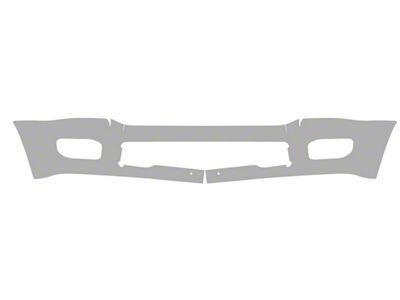 Paint Protection PPF Pre-Cut Kit; Front Bumper; Gloss (19-24 RAM 2500 Big Horn Crew Cab, Tradesman Crew Cab)