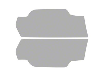 Paint Protection PPF Pre-Cut Kit; Headlights; Gloss (19-24 RAM 2500 Laramie & Limited Crew Cab)