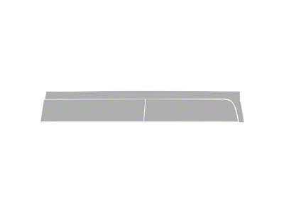 Paint Protection PPF Pre-Cut Kit; Passenger Side Cab Rocker; Gloss (19-24 RAM 2500 Laramie Crew Cab, Limited Crew Cab)