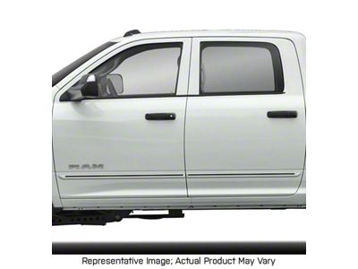 Painted Body Side Molding with Black Insert; Delmonico Velvet Red Pearl (19-24 RAM 2500 Crew Cab, Mega Cab)