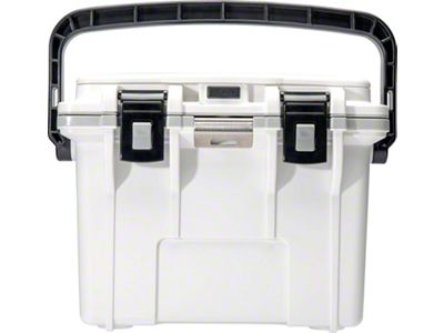 Personal Cooler; 14-Quart; White/Gray