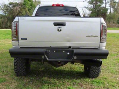 Pipe Force Series Rear Bumper; Black Textured (03-09 RAM 2500)