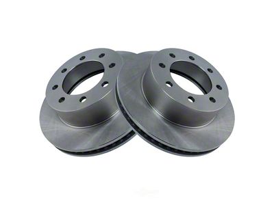 Plain Vented 8-Lug Rotors; Front Pair (03-08 RAM 2500)
