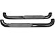 Platinum 4-Inch Oval Side Step Bars; Black (10-24 RAM 2500 Regular Cab)
