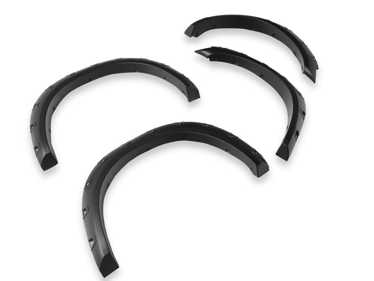 KING FENDER FLARES Pocket Rivet Style – 1994-2002 Dodge Ram 2500 3500 Smooth Black