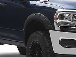Pocket Rivet Style Fender Flares; Smooth Black (19-24 RAM 2500)