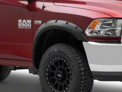 Pocket Style Fender Flares; Matte Black (10-18 RAM 2500)