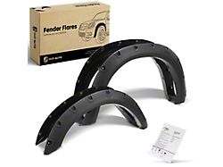Pocket Rivet Style Fender Flares; Black (19-24 RAM 2500)