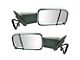 Powered Heated Memory Manual Folding Towing Mirrors with Chrome Cap (13-18 RAM 2500)