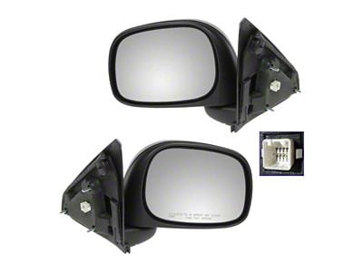 Powered Heated Mirrors; Textured Black (03-09 RAM 2500)
