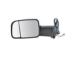 Powered Heated Power Folding Towing Mirror; Driver Side (13-18 RAM 2500)