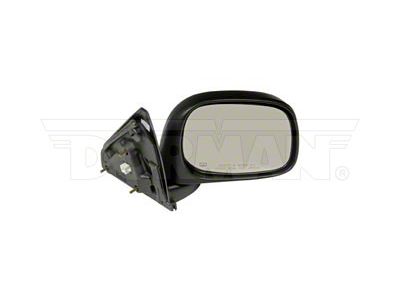Powered Heated Side Mirror; Passenger Side; Black (03-09 RAM 2500 w/o Towing Package)