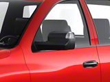 Powered Heated Towing Mirrors with Amber Turn Signals and Puddle Lights; Black (03-09 RAM 2500)