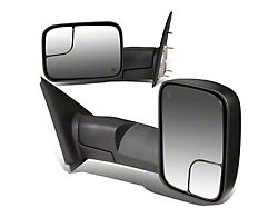 Powered Heated Towing Mirrors; Black (03-09 RAM 2500)