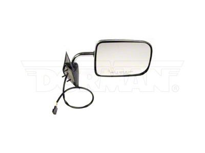 Powered Non-Heated Convex Glass Side Mirror; Passenger Side; Chrome (94-97 RAM 2500)