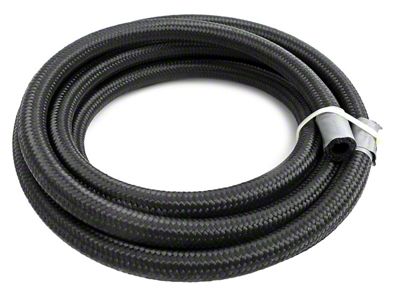 Premium Black Nylon Race Hose; -6AN; 10-Foot