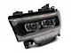 PRO-Series Projector Headlights; Black Housing; Clear Lens (19-24 RAM 2500 w/ Factory Halogen Headlights)