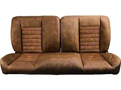 Pro-Series Sport 60-Inch Split Back Bench Seat; Distressed Brown Vinyl (94-02 RAM 2500 Regular Cab)
